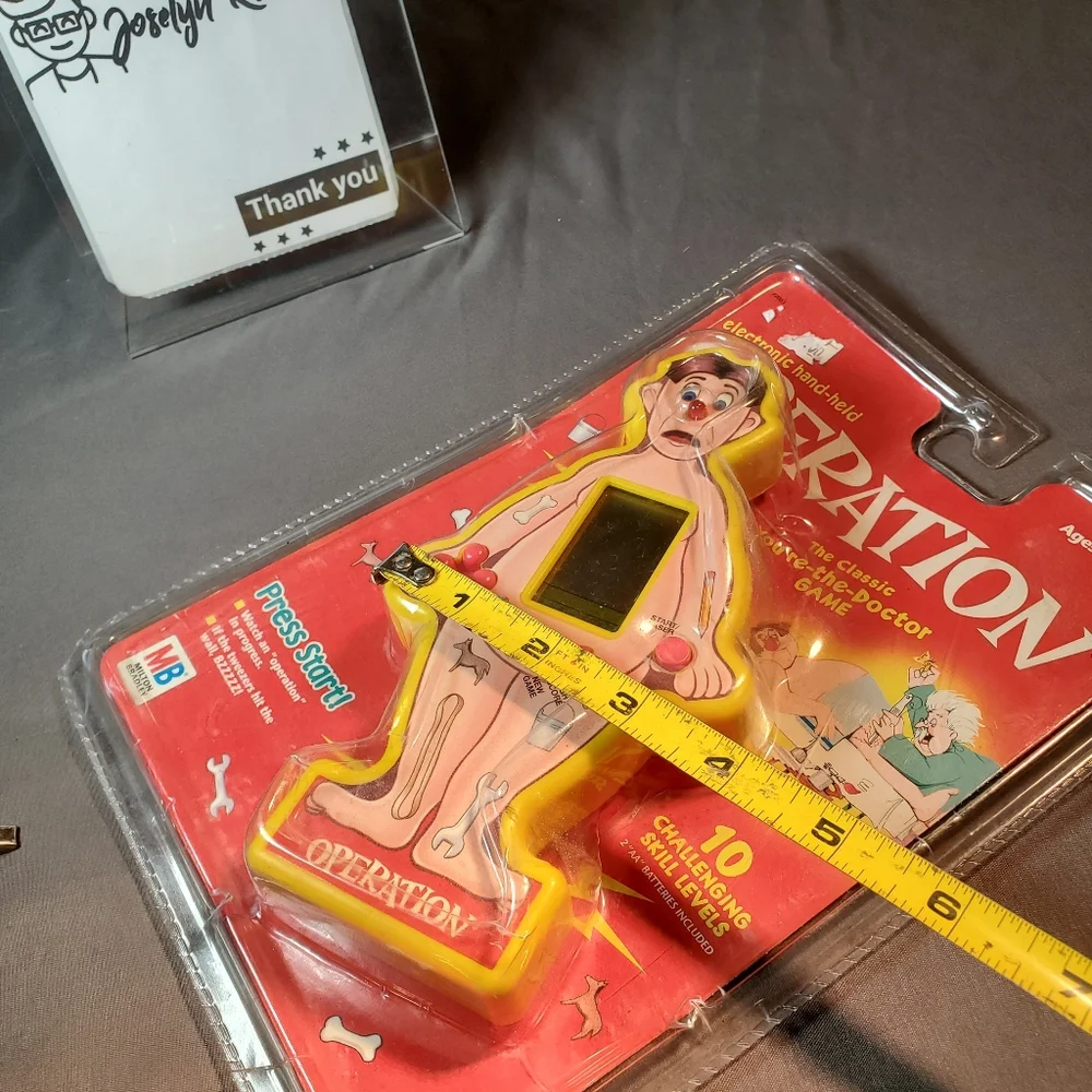 Vintage Electronic Handheld Operation Game Hasbro 1998, NOT Tested!